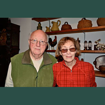 Luke ’60 and Ann ’57 Woods. Link to their story